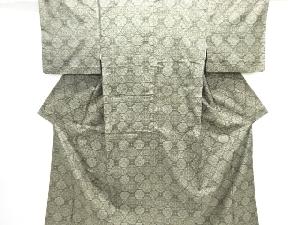 蜀江紋織り出し手織り紬着物